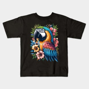 Birds of Brazil: A Celebration of Avian Beauty Kids T-Shirt